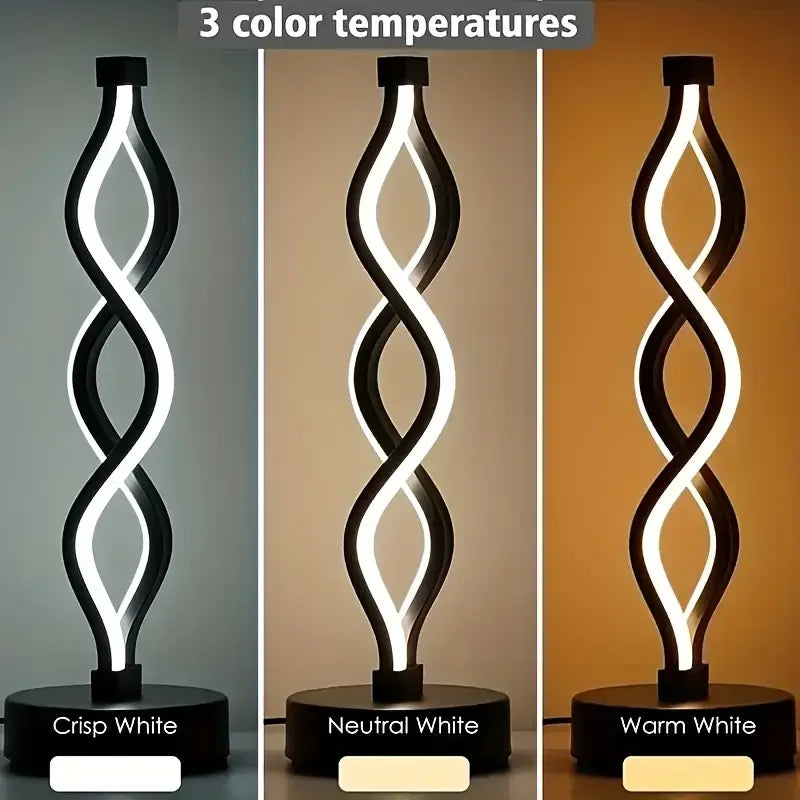 LED Table Lamps Adjustable Color Changing Desk Lamp USB Powered for Bedroom Living Room Bathroom Fantasy Theme Home Decor