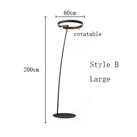 Modern Simple Lifting Floor Fishing Lamps Hotel Living Room Dining Room Floor Table Lamp Bedroom LED Floor Light Lustre Fixtures