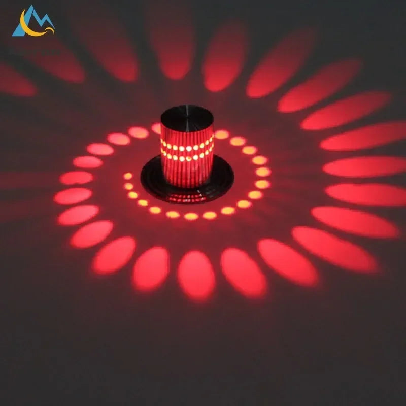 Nordic Modern Spiral Lighting LED Wall Lamp Living Room Bedroom Bedside Lamp KTV Bar Hotel Marvellous Room Decorative Wall Light
