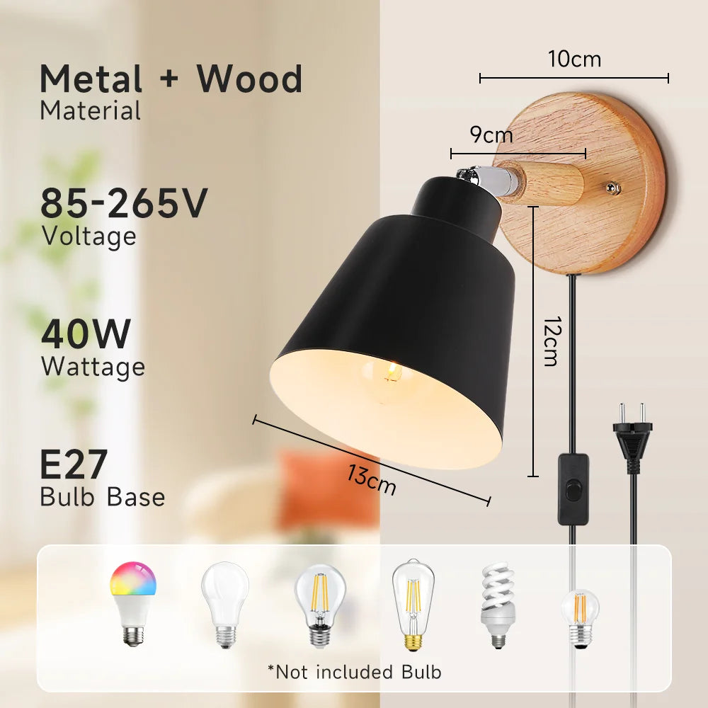 LED Desk Lamp E27 Base Table Lamps Replaceable Bulb Bedside Light Room Led Night light For Bedroom Office Study Reading Lighting