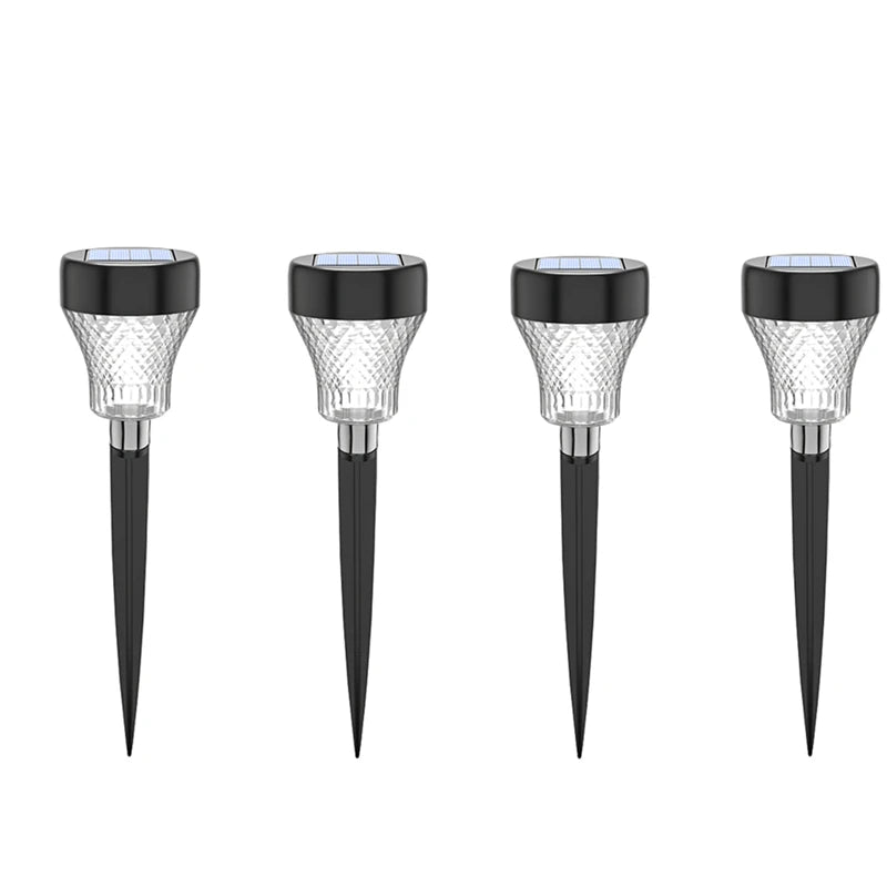 LED Solar Pathway Lights Waterproof Landscape Lamp Solar Powered Garden Lighting for Yard Patio Lawn Backyard Walkway Decor