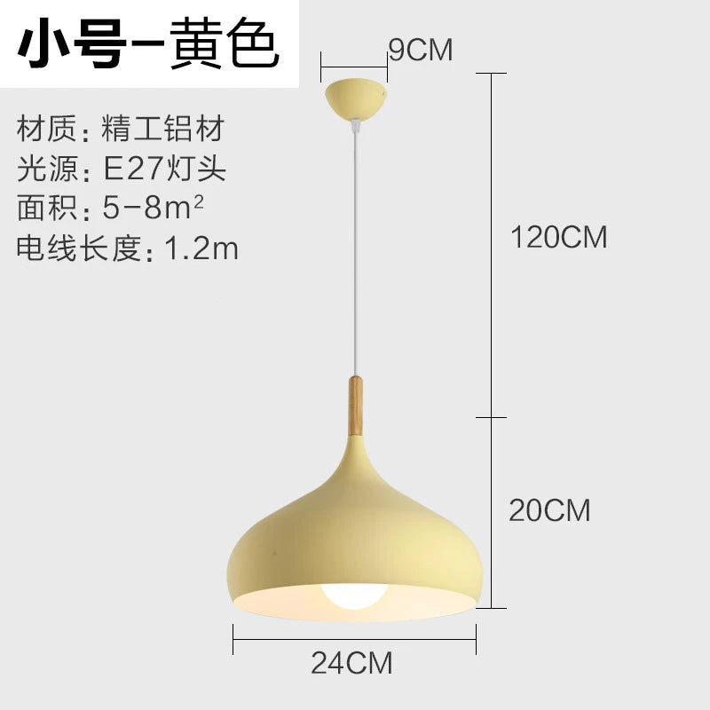 Pendant Lights Retro Industrial Colorful Restaurant Kitchen Home Ceiling Lamps Vintage Hanging Lights Lampshade Decorative Lamps