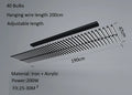 Nordic living room lamp modern minimalist designer Chandelier Lighting restaurant chandelier fishbone shape office strip light