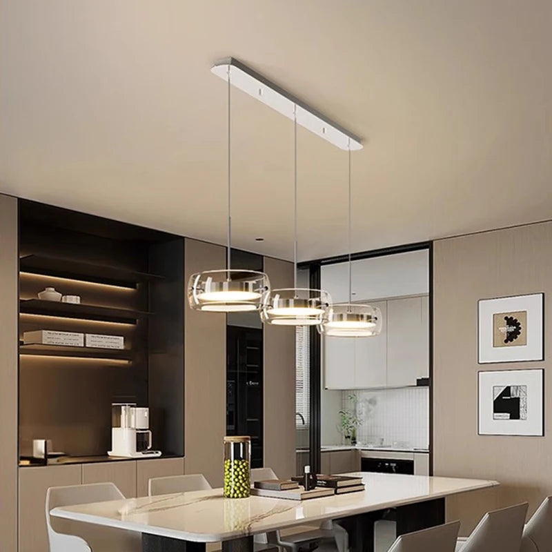 Modern pendant light lamps home decor ring led lights for living room Chandeliers for dining room hanging light indoor lighting