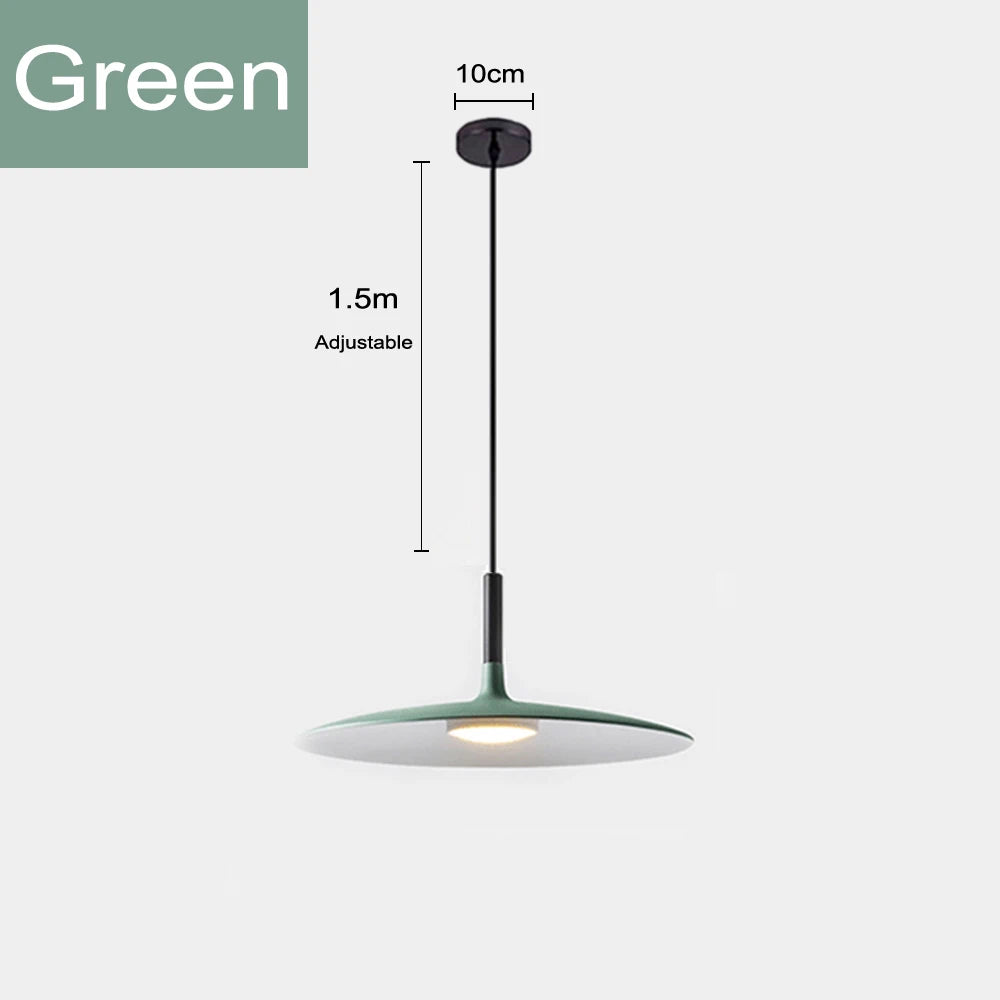 Postmodern Restaurant UFO Pendant Light Living Room Industrial Style Minimalist Designer Pendant Light