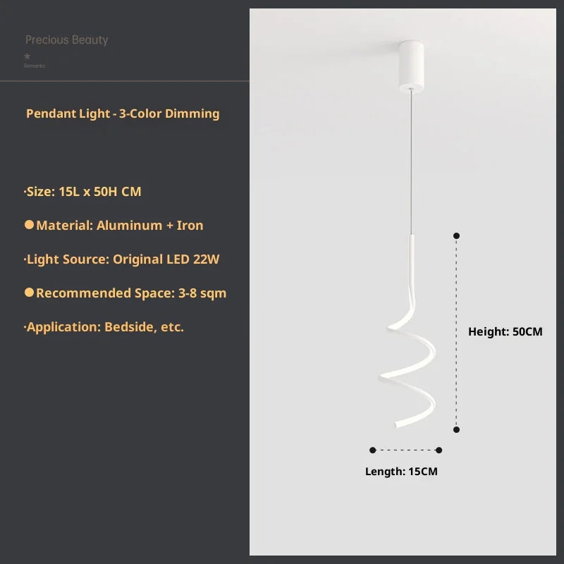 Nordic LED Pendant Light Indoor Lighting Home Hanging Lamp Decoration For Bedroom Dining Table Living Room Stairs Chandeliers