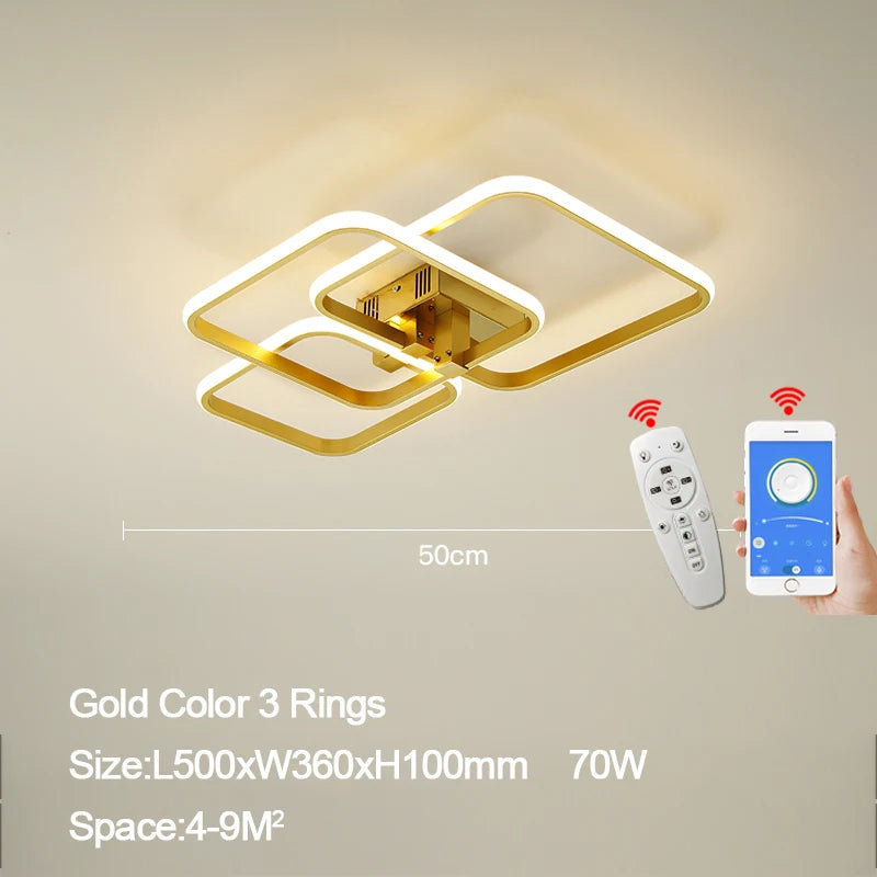Surface Mounted Modern led ceiling lights for living room bedroom lampara techo home Decoration led Ceiling lamp light fixtures