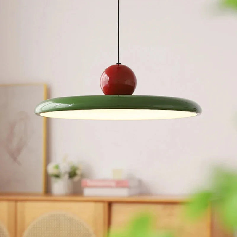 Nordic LED Pendant Light Wind Flying Saucer Lamps Living Room Bedroom Bedsides Restaurant Hotel Interior Illumination