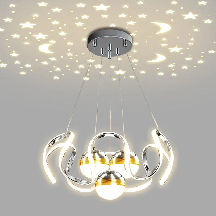 Modern Stylish Lustre LED Chandelier Art Design Pendant Light Living Kitchen Ceiling Lamps Home Room Decoration Lighting Fixture