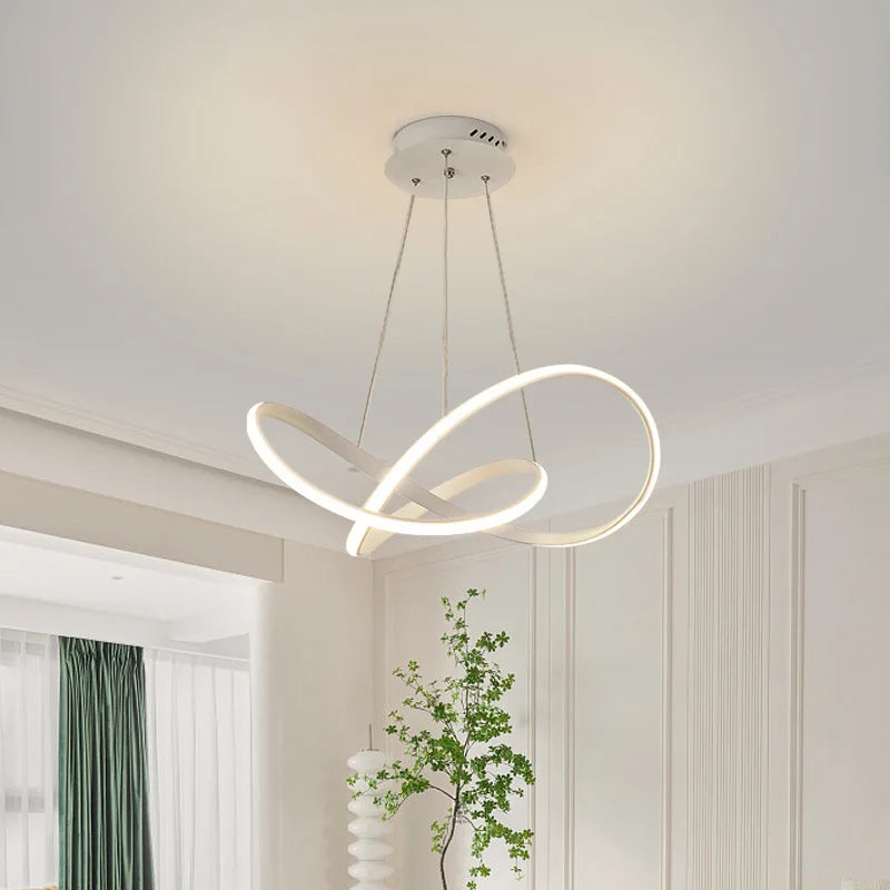 Modern Simple LED Ceiling Chandelier Dining Room Corridor Pendant Lamp Bedroom Living Room Light Home Decoration