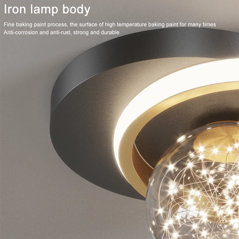 LED Nordic Ceiling Lamps Indoor Lighting Home Lamp For Living Room Dining Table Bedroom Decoration Corridor Ceiling Light