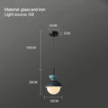 Modern Pendant Lamp Nordic Glass Ball Light Fixtures Hanging Suspension Kitchen Dining Bedroom Home Decor Luminaire Chandelier