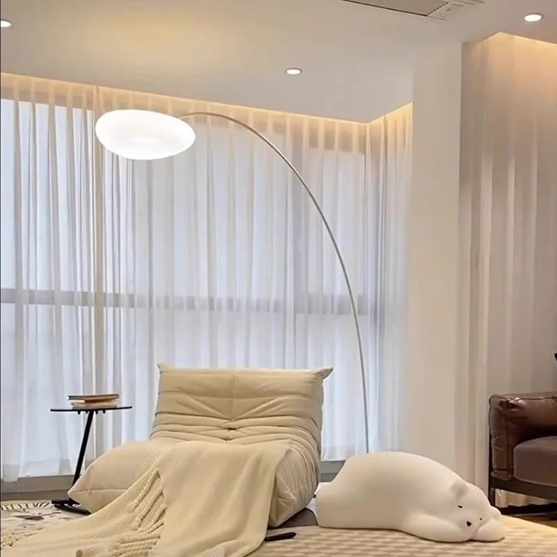 Creative Floor Lamp Modern Minimalist Standing Light Living Room Fishing Lamp Artistic Mood Lamp Bedroom LED Lighting Fixture
