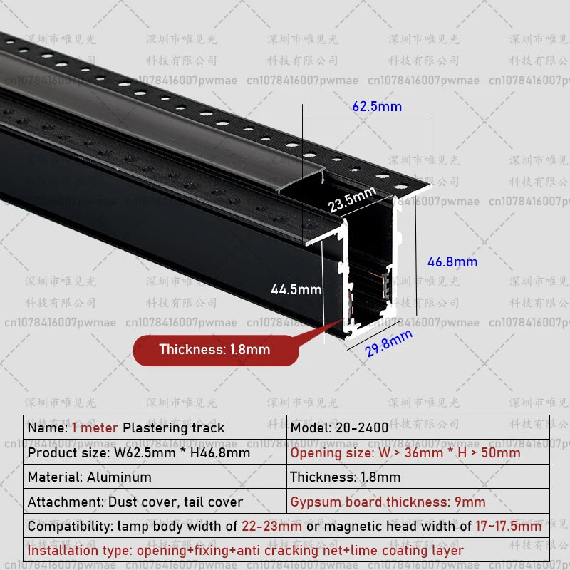 Modern Magnetic Track Light Ceiling Lamp Embedded Spotlight Floodlight, Livingroom Lighting Magnetic Rail Indoor Lighting System