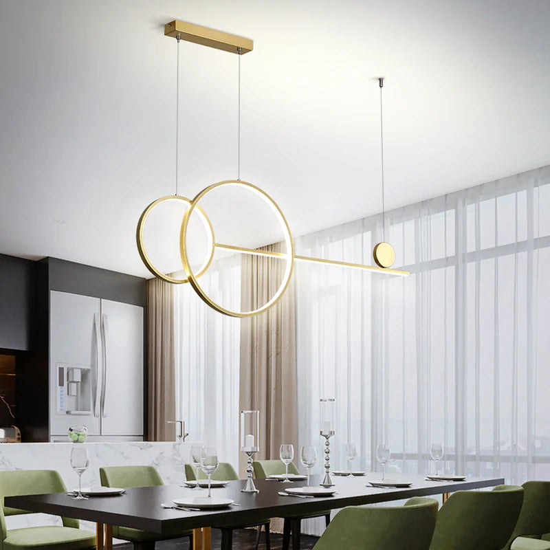 Modern LED Dining Table Pendant Light Cafe Indoor Lighting Restaurant Office Home Decoration Bright Ceiling Pendant Light