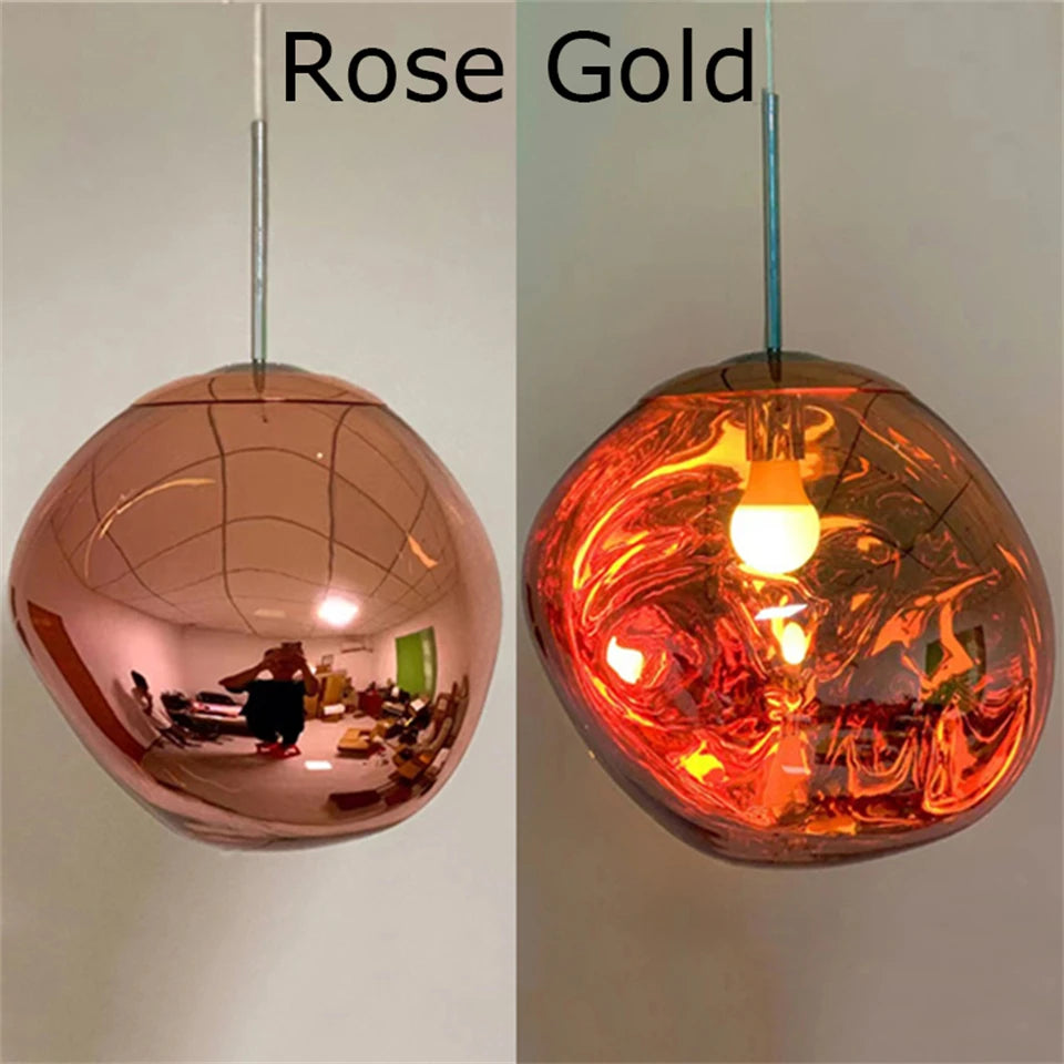 LED Pendant Lights Lava Lamp PVC Lighting for Living Room Indoor Decor Home Fixtures Loft Kitchen Hanging Lamp