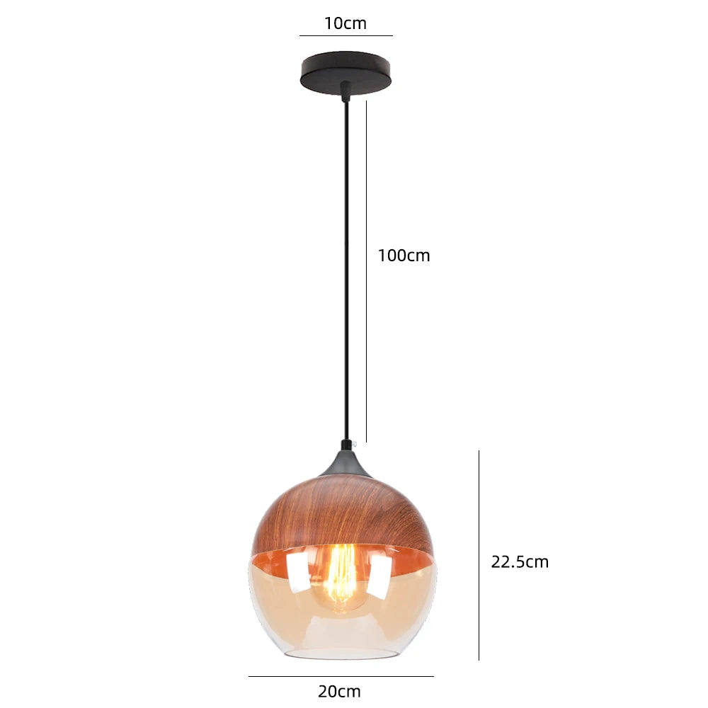 Modern Glass Pendant Lights Kitchen Dining Room Bedside Hanging Lamps For Ceiling Chandelier Restaurant Suspension Luminaire