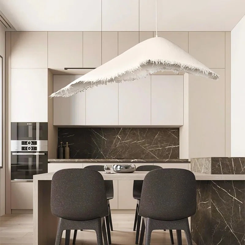 MOBY DICK pendant lamp Nordic wabi sabi Chandeliers for Restaurant Bar Living Dining Room Bedroom Lighting Home Decor