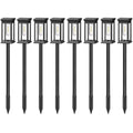 Outdoor Solar Path Lights IP65 Waterproof Landscape Lighting Warm white For Sidewalks Driveways Lawns Terraces Courtyard Garden