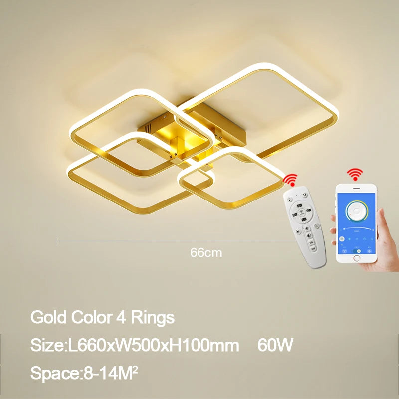 Surface Mounted Modern led ceiling lights for living room bedroom lampara techo home Decoration led Ceiling lamp light fixtures