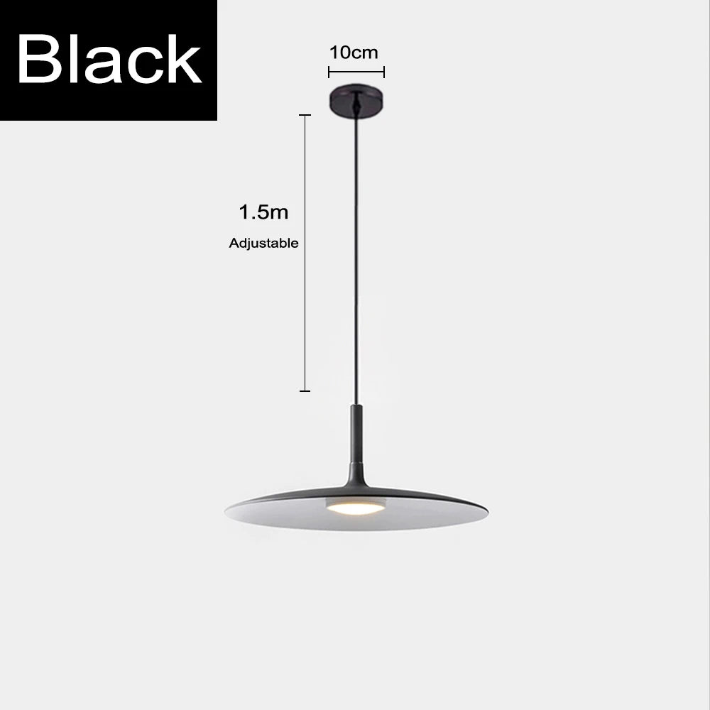 Postmodern Restaurant UFO Pendant Light Living Room Industrial Style Minimalist Designer Pendant Light