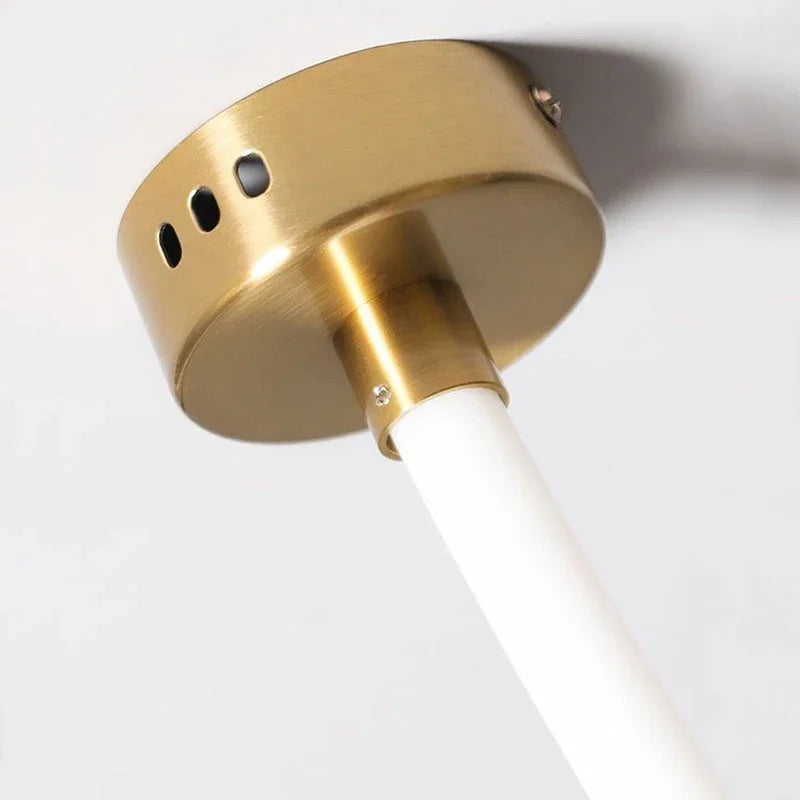 2025 360 Degree Lighting Living Room Pendant Lamp High Loft Line Chandelier Light Silicone Tube Kitchen Dining Table Hanging Lam