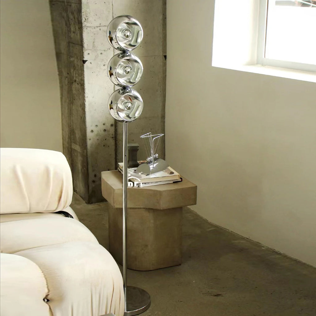 Artistical LED Floor Lamps New Trend Minimalist Chrome Floor Light Lighting Standing Lamps Metal Stylish Art Home Decoration