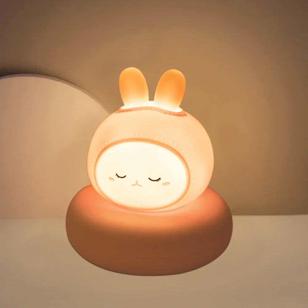 Rechargeable LED Night Light for Kids 3 Level Dimmable Nursery Sleeping Nightlights for Breastfeeding Toddler Baby Decor