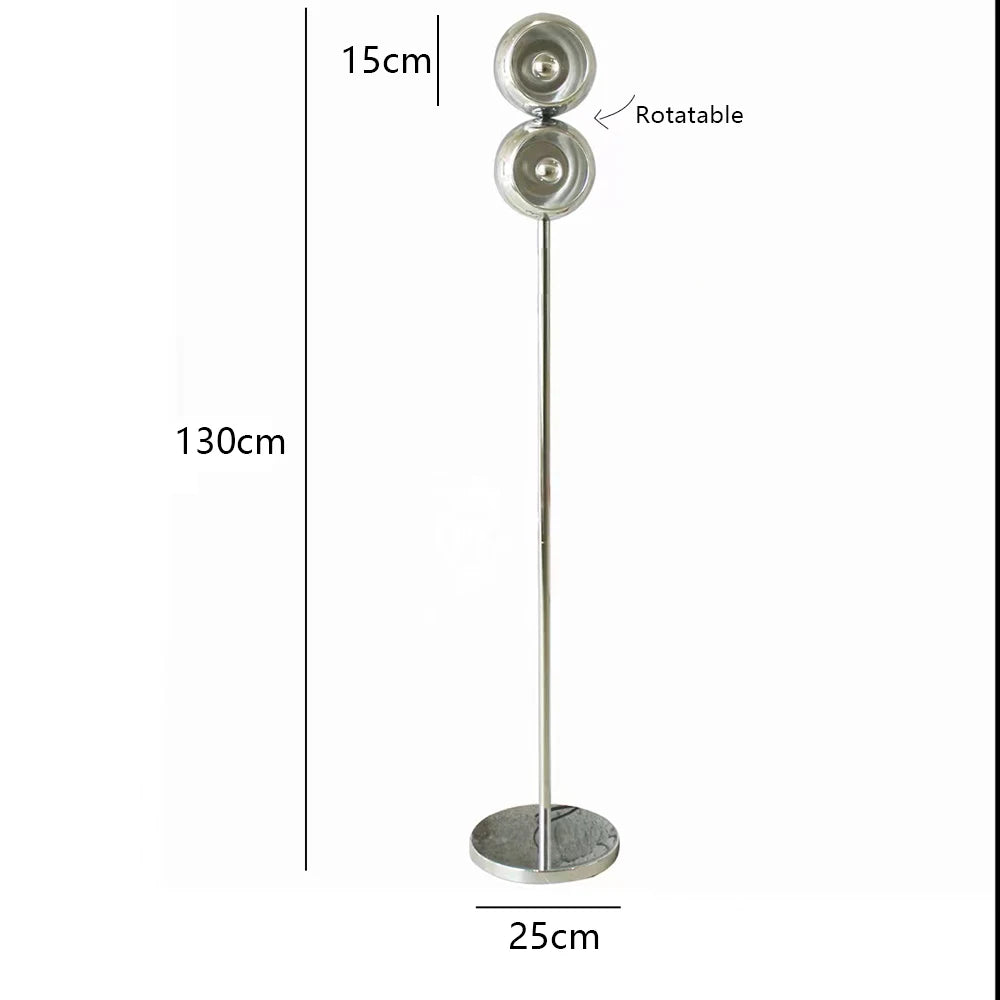 Artistical LED Floor Lamps New Trend Minimalist Chrome Floor Light Lighting Standing Lamps Metal Stylish Art Home Decoration