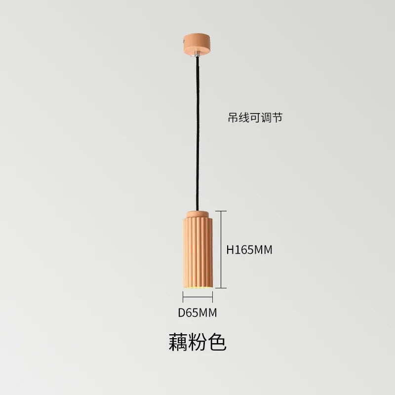 Modern Minimalist Pendant Lights Restaurant Bar Counter Bedroom Living Room Plum Blossom Pipe Single Head Small Chandelier