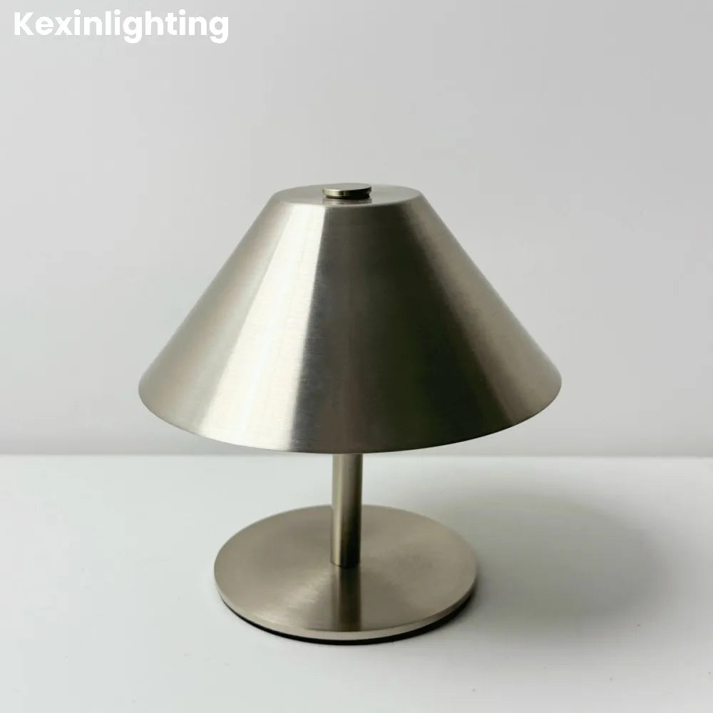 Cordless Touch Table Lamp, 3 Color Temperatures Dimmable LED Desk Lamp, Portable Rechargeable Bedside Lamp for Home Office Decor