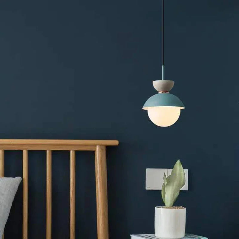 Modern Pendant Lamp Nordic Glass Ball Light Fixtures Hanging Suspension Kitchen Dining Bedroom Home Decor Luminaire Chandelier
