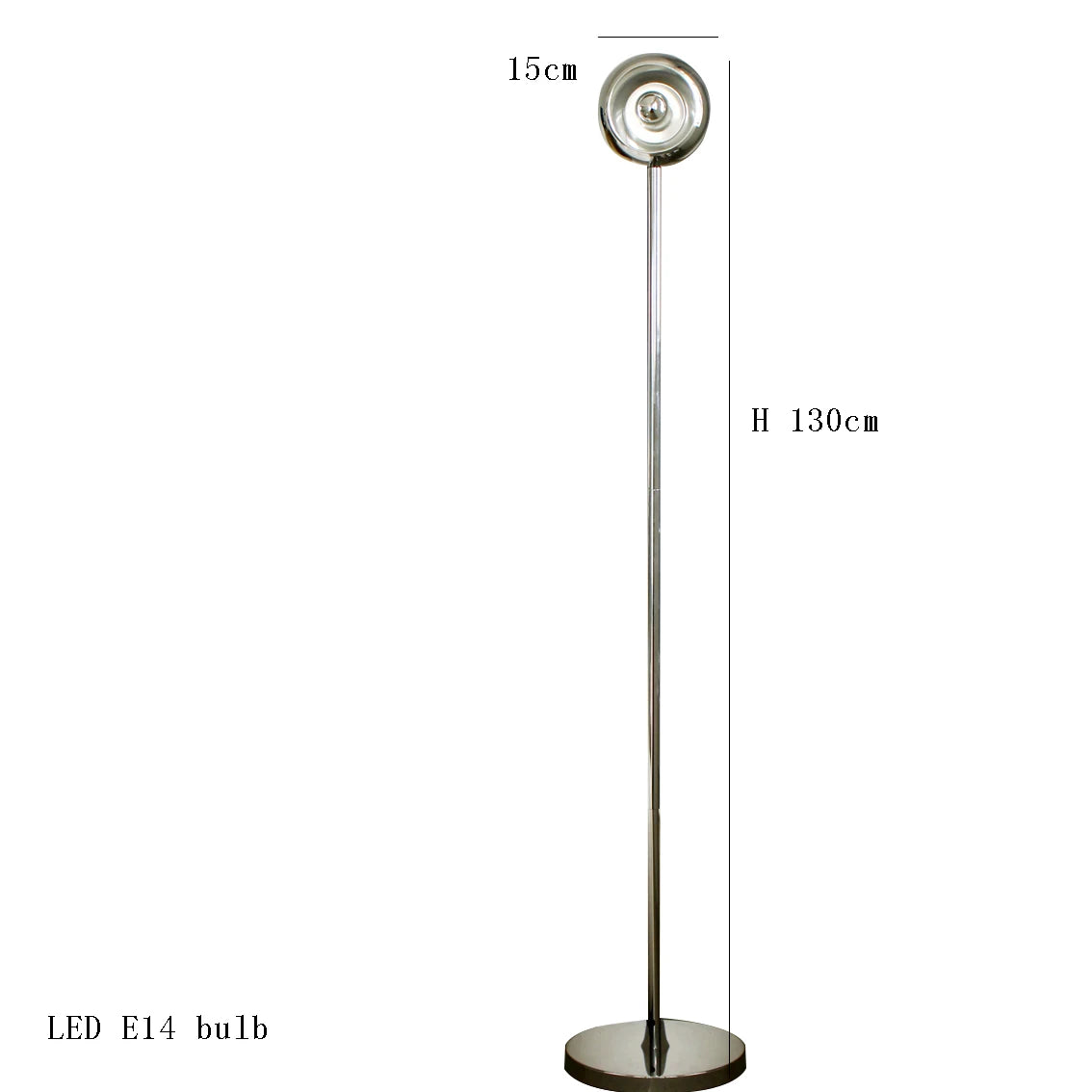 Artistical LED Floor Lamps New Trend Minimalist Chrome Floor Light Lighting Standing Lamps Metal Stylish Art Home Decoration