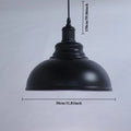 30CM Pendant Lighting Vintage Industrial Fixtures Metal Farmhouse Chandelier Lights Ceiling Lamp for Kitchen Dining Room Bedroom