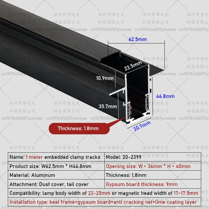 Modern Magnetic Track Light Ceiling Lamp Embedded Spotlight Floodlight, Livingroom Lighting Magnetic Rail Indoor Lighting System