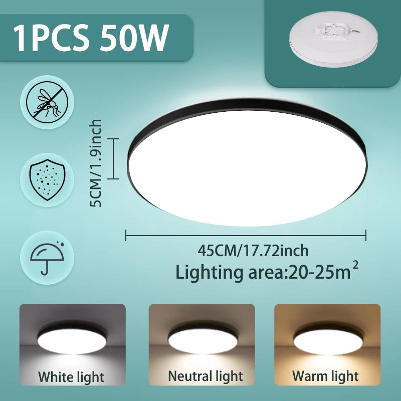 Fashion Three Proof Ceiling Light flush mount ceiling light for Bedroom Kitchen Living Room Indoor Home Lighting Fixtures
