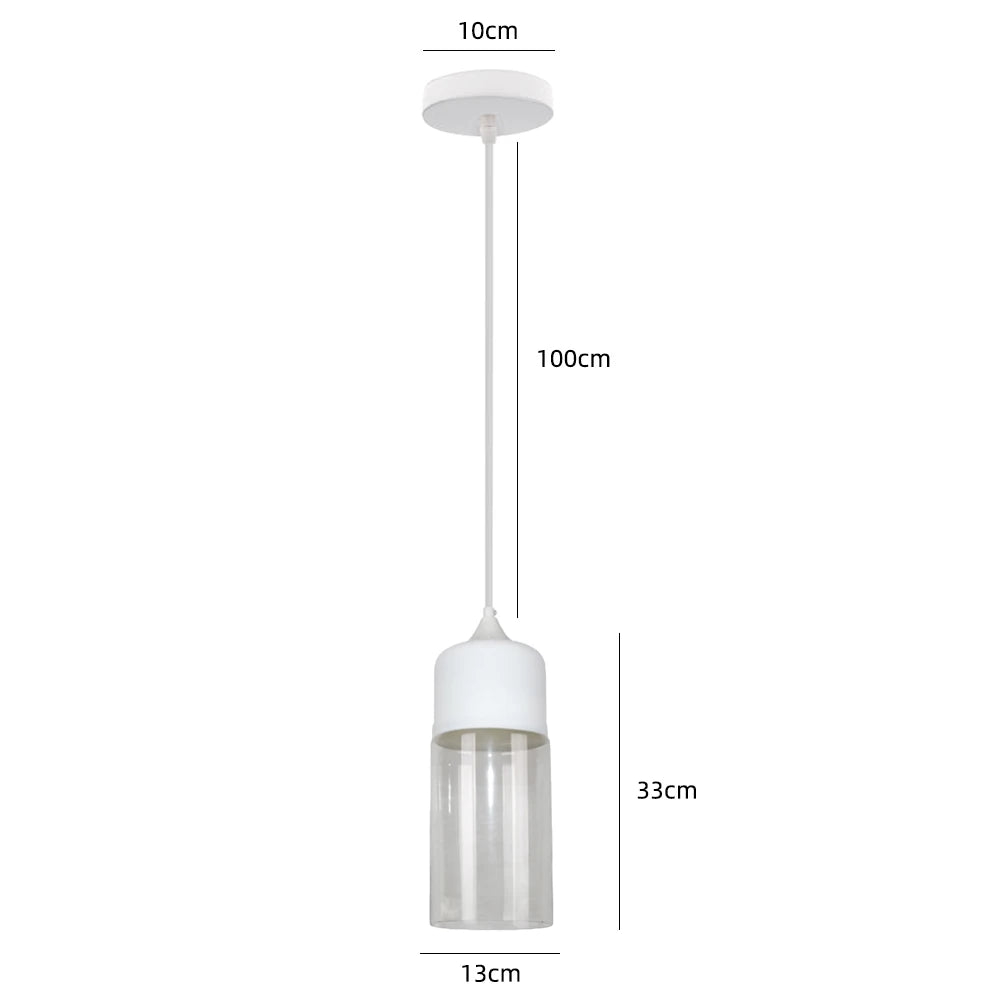 Modern Glass Pendant Lights Kitchen Dining Room Bedside Hanging Lamps For Ceiling Chandelier Restaurant Suspension Luminaire