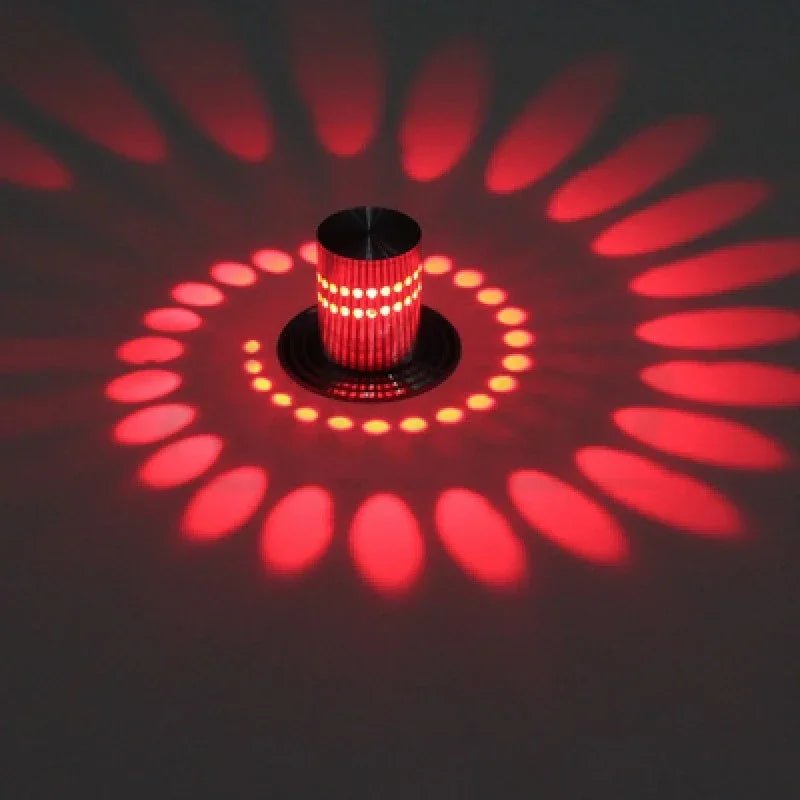 Nordic Modern Spiral Lighting LED Wall Lamp Living Room Bedroom Bedside Lamp KTV Bar Hotel Marvellous Room Decorative Wall Light