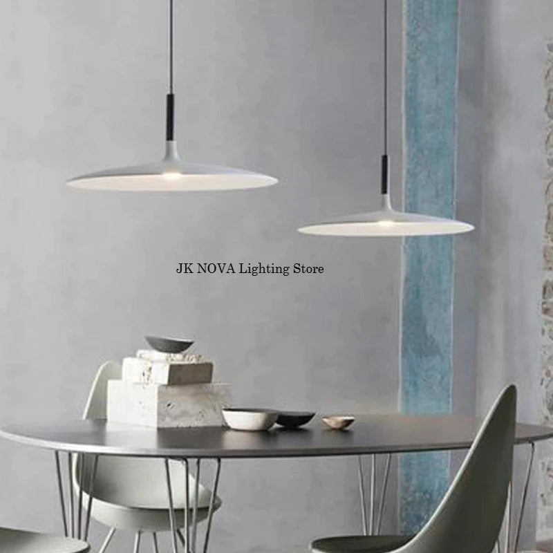 Postmodern Restaurant UFO Pendant Light Living Room Industrial Style Minimalist Designer Pendant Light