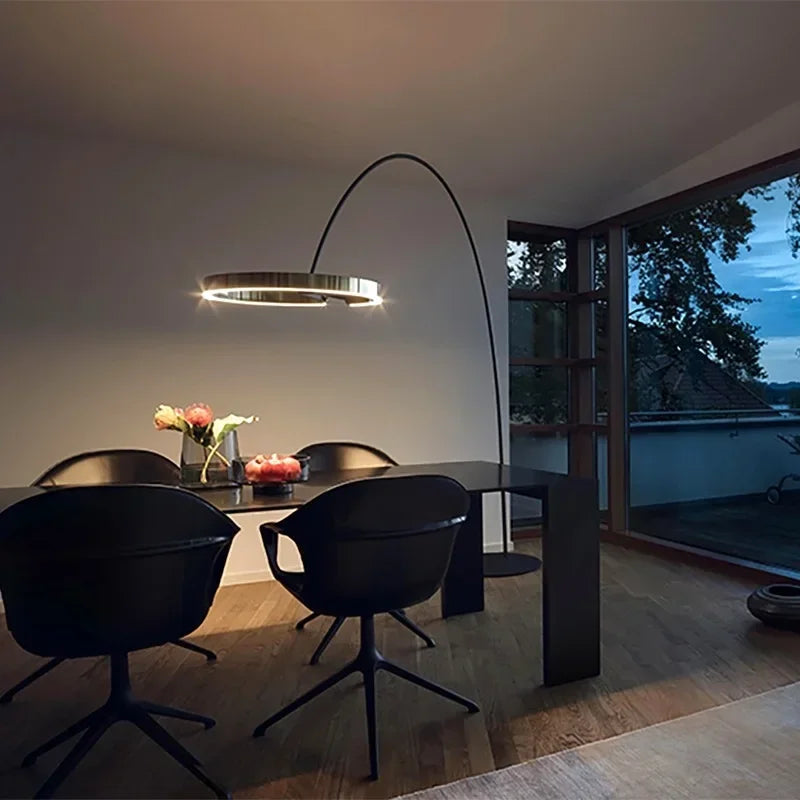 Modern Simple Lifting Floor Fishing Lamps Hotel Living Room Dining Room Floor Table Lamp Bedroom LED Floor Light Lustre Fixtures