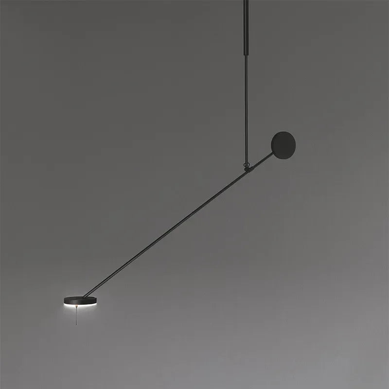 Creative Led Chandelier Black Lustre Adjustable Indoor Lights Bedroom Hanging Lamp Living Room Dining Room Lighting Fixtures