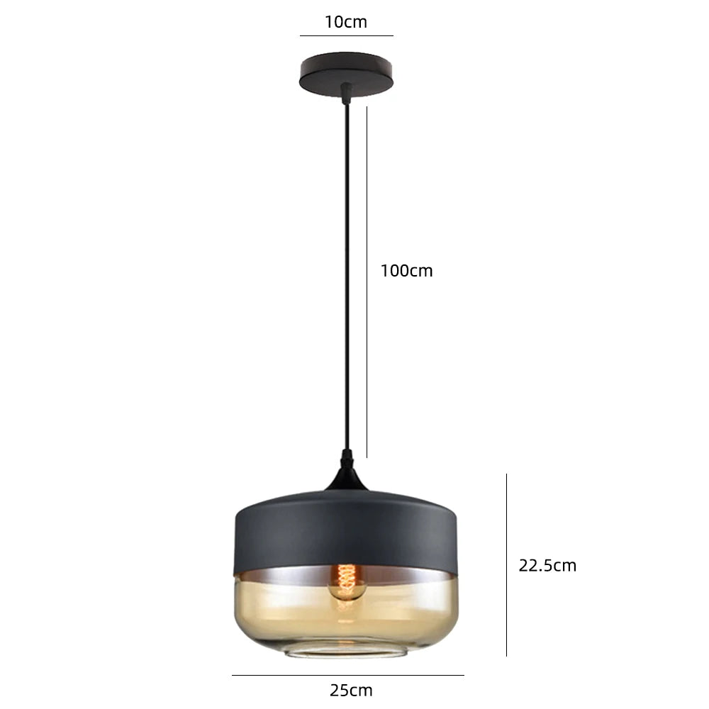 Modern Glass Pendant Lights Kitchen Dining Room Bedside Hanging Lamps For Ceiling Chandelier Restaurant Suspension Luminaire