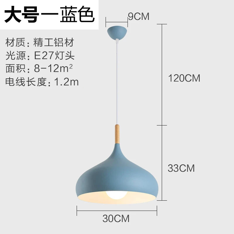 Pendant Lights Retro Industrial Colorful Restaurant Kitchen Home Ceiling Lamps Vintage Hanging Lights Lampshade Decorative Lamps