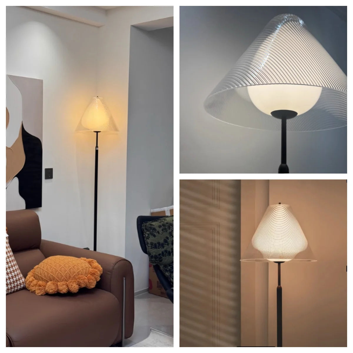 Floor Lamp Ambient Lighting for Living Room Bedroom Bedside Sofa Side High Lamp  Home Warm Lighting Fixture Modern Decorative