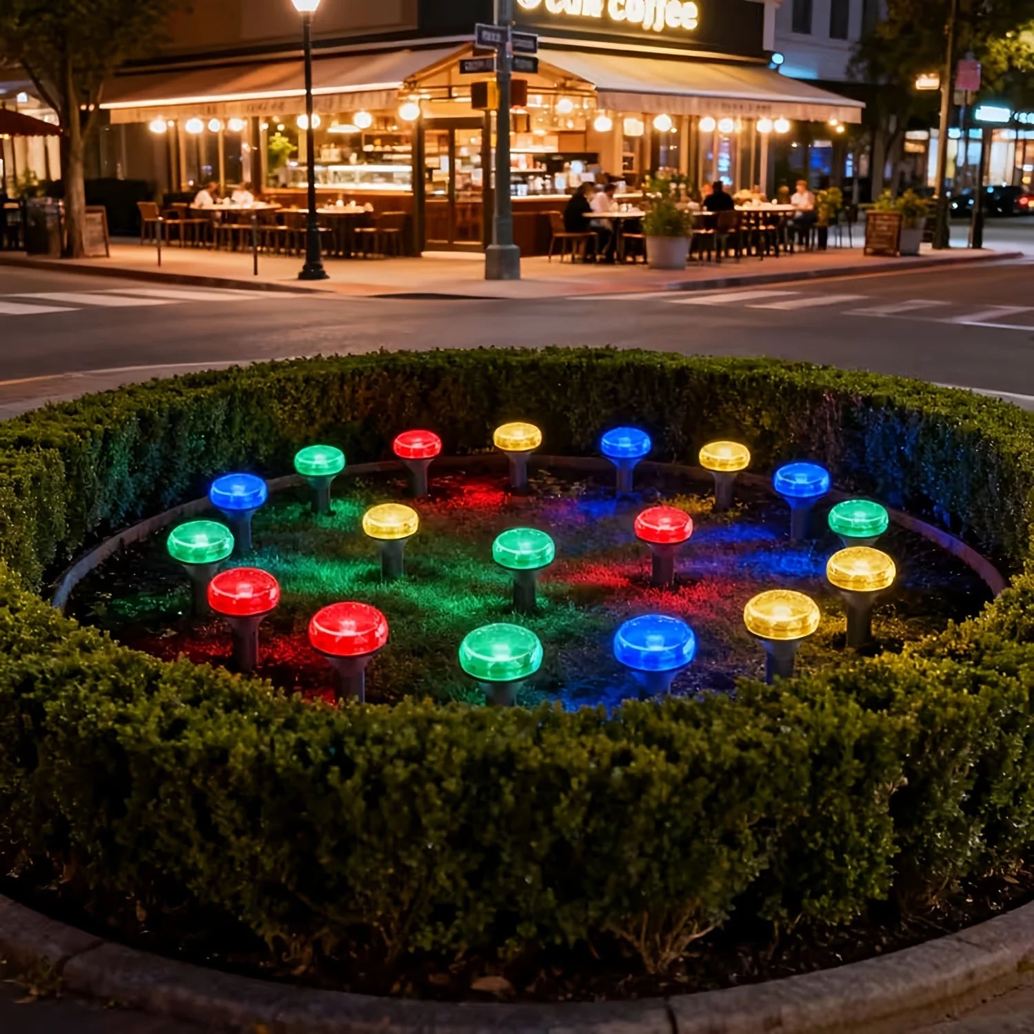10/20 Pack Solar Landscape Lights, 8 Modes Warm White/White/Colorful, IP44 Waterproof for Pathway Lawn Yard Garden Walkway Decor
