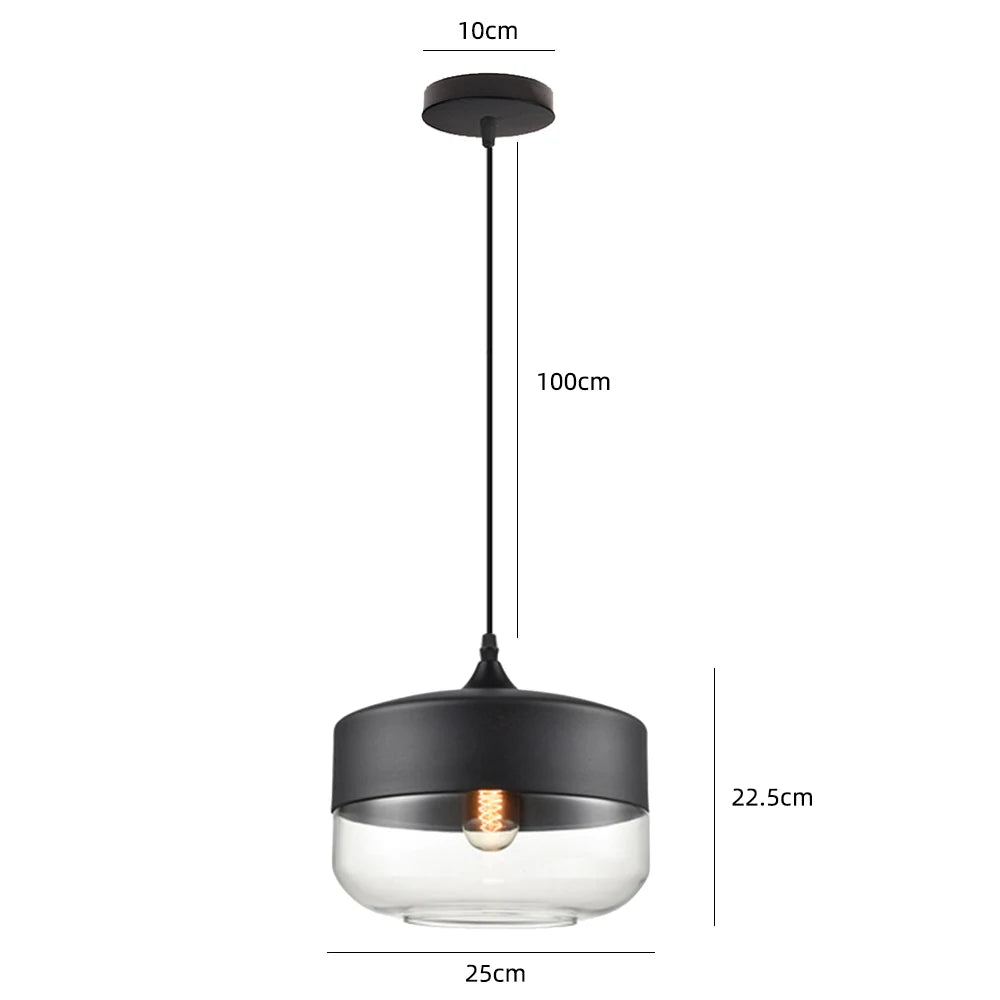 Modern Glass Pendant Lights Kitchen Dining Room Bedside Hanging Lamps For Ceiling Chandelier Restaurant Suspension Luminaire