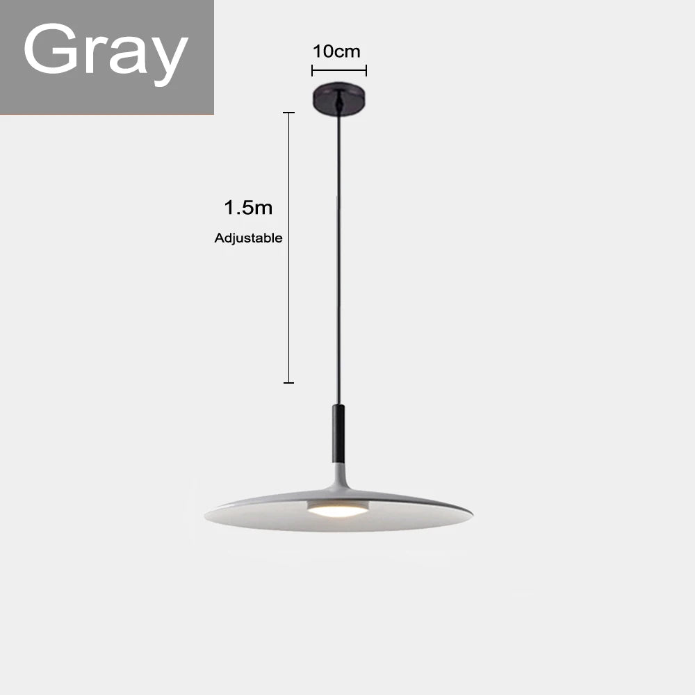 Postmodern Restaurant UFO Pendant Light Living Room Industrial Style Minimalist Designer Pendant Light