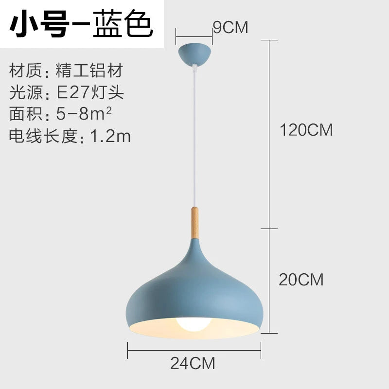 Pendant Lights Retro Industrial Colorful Restaurant Kitchen Home Ceiling Lamps Vintage Hanging Lights Lampshade Decorative Lamps