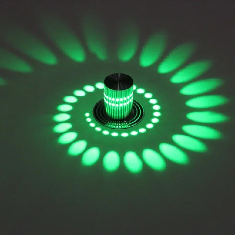 Nordic Modern Spiral Lighting LED Wall Lamp Living Room Bedroom Bedside Lamp KTV Bar Hotel Marvellous Room Decorative Wall Light