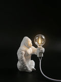 Nordic King Kong Table Lamps Modern Living Room Decor Resin Table Lamp Office Desk Light USB Customizable Resinous Animal Lamps